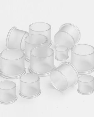 Assorted COZ Tattoo Ink Caps with Base – Variety Pack for Artists.