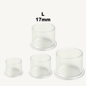L 17mm COZ Tattoo Ink Cap with Base – Optimal for Medium-Fill.