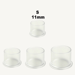 Small 11mm COZ Tattoo Ink Cap with Base – Spill-Proof Design.