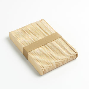 100-piece bundle of COZ Senior Tongue Depressors – eco-friendly wood sticks.