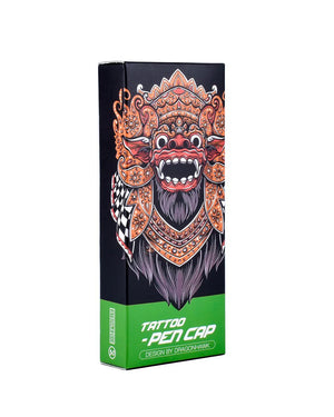 Dragonhawk Tattoo Pen Cap packaging – decorative tattoo machine covers box.