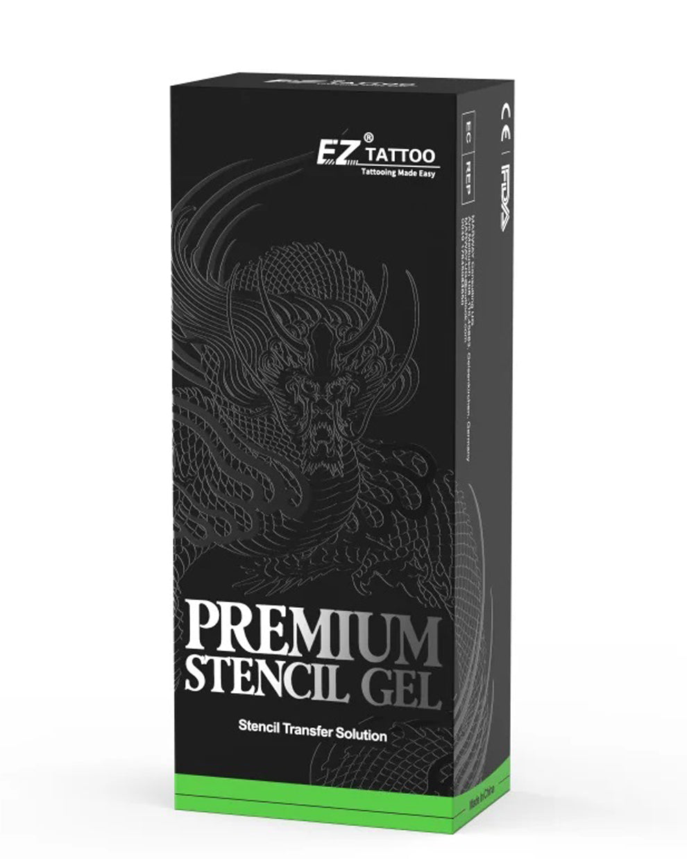 EZ Premium Stencil Gel box packaging for professional tattoo artists.