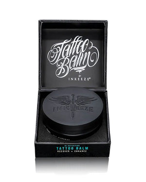 INKEEZE Hi-Definition Tattoo Balm 1.8oz displayed in premium gift box packaging, available at COZ Tattoo Supplies Canada