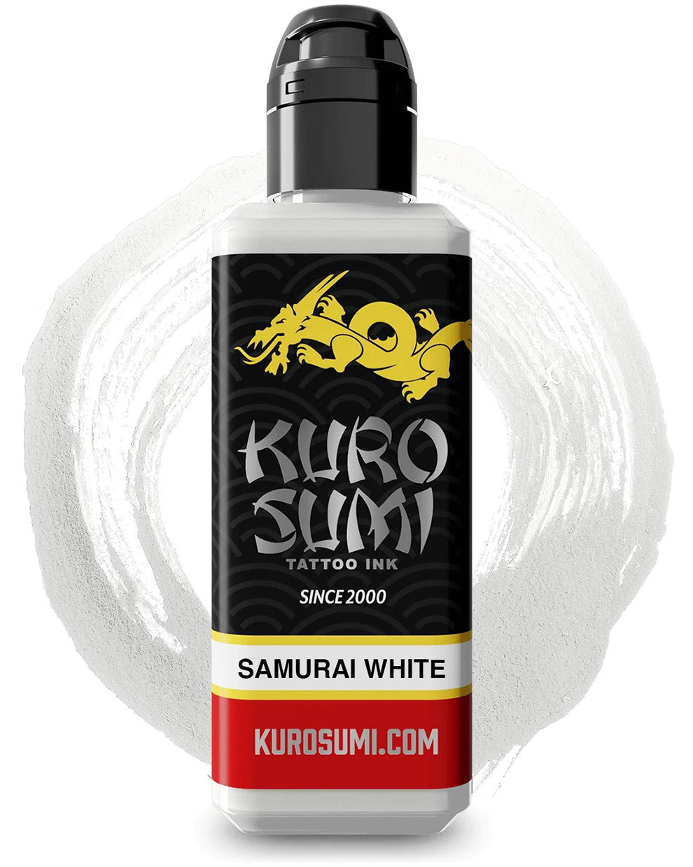 Kuro Sumi Samurai White tattoo ink bottle 88ml 3oz white tattoo ink for smooth highlights and color mixing coz tattoo supplies