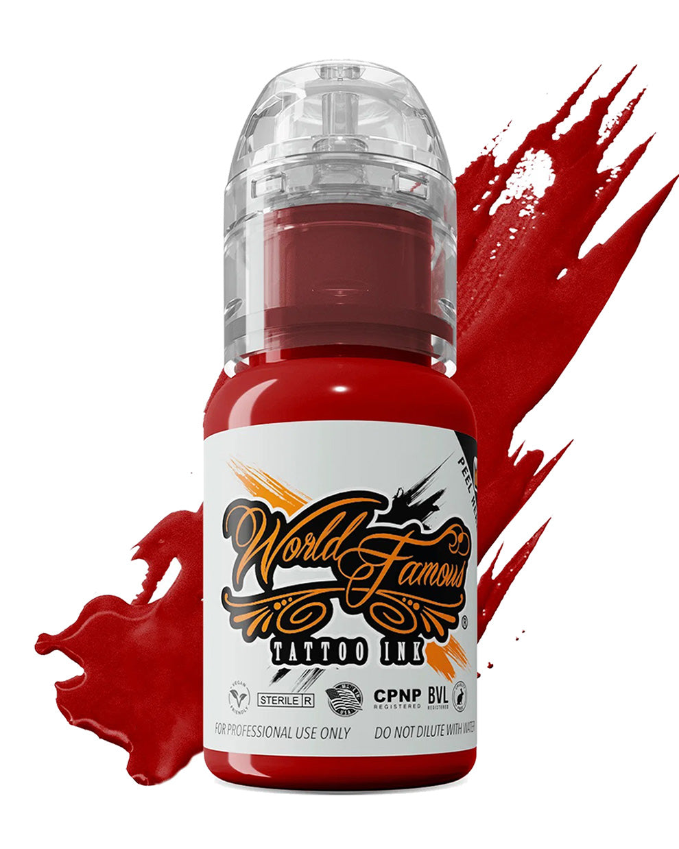 World Famous Big Apple Red tattoo ink bottle 15ml 0.5oz bright red color for tattooing