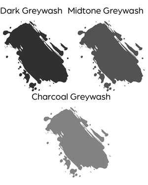 World Famous Greywash Tattoo Ink shades dark greywash midtone greywash and charcoal greywash swatches showing smooth transitions for black and grey tattoo shading COZ Tattoo Supplies
