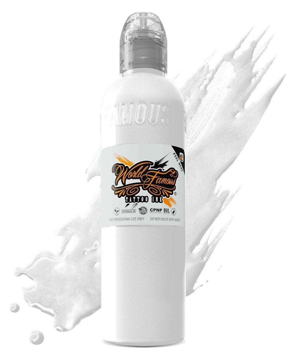 World Famous Portrait White tattoo ink bottle 120ml 4oz professional white tattoo ink for artists coz tattoo supplies