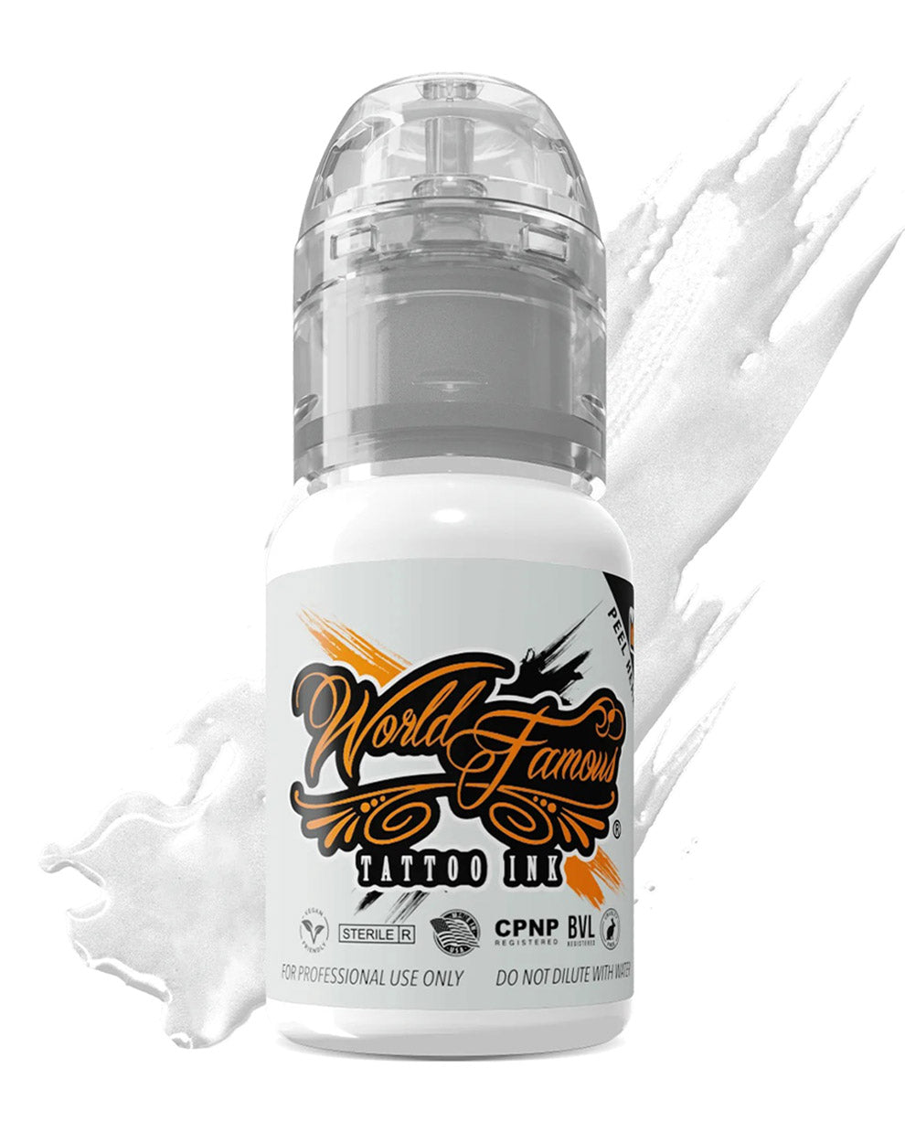 World Famous White House tattoo ink bottle 15ml 0.5oz white ink for highlights and mixing coz tattoo supplies