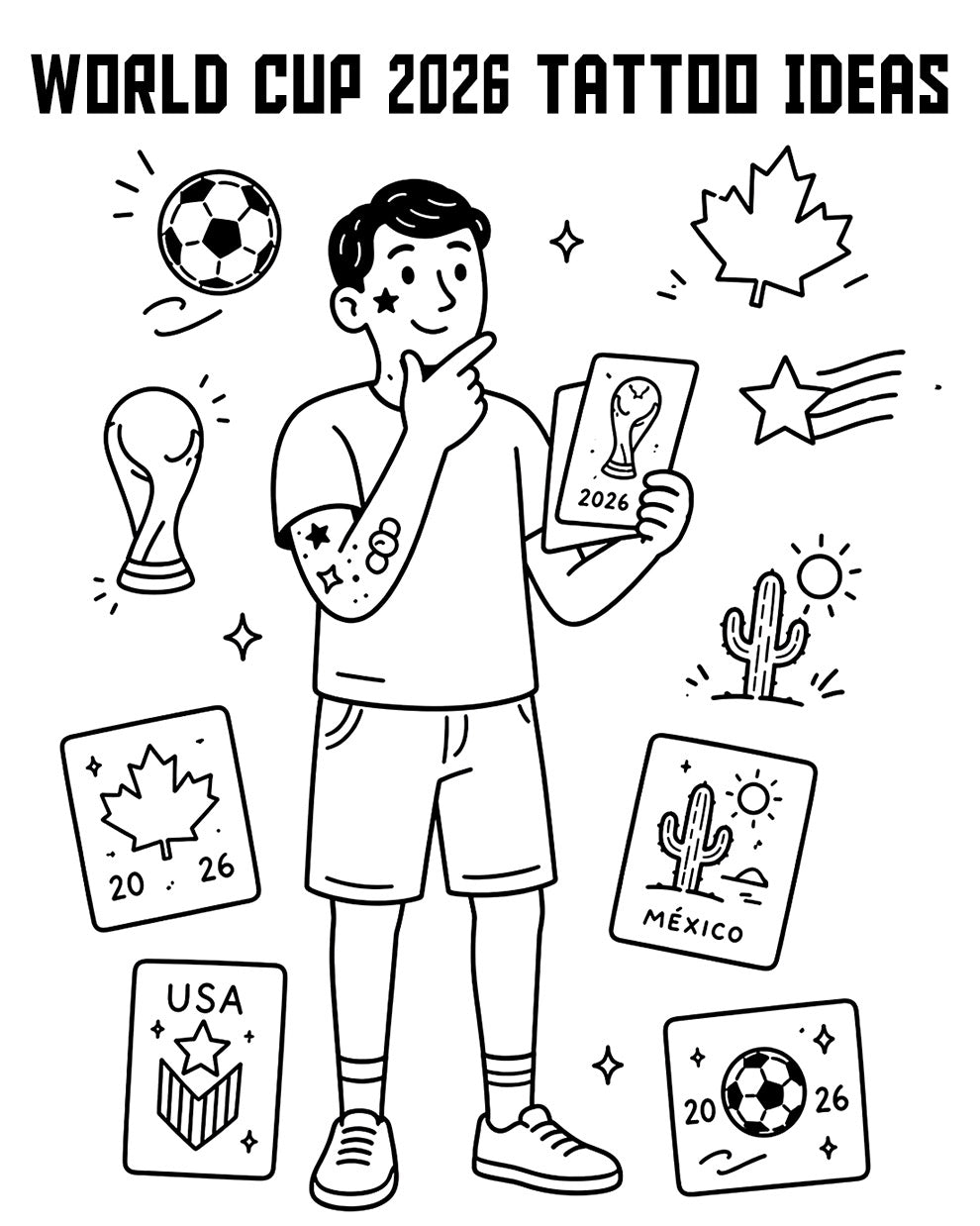 FIFA World Cup 2026 Tattoo Ideas Inspired by Canada, USA, and Mexico
