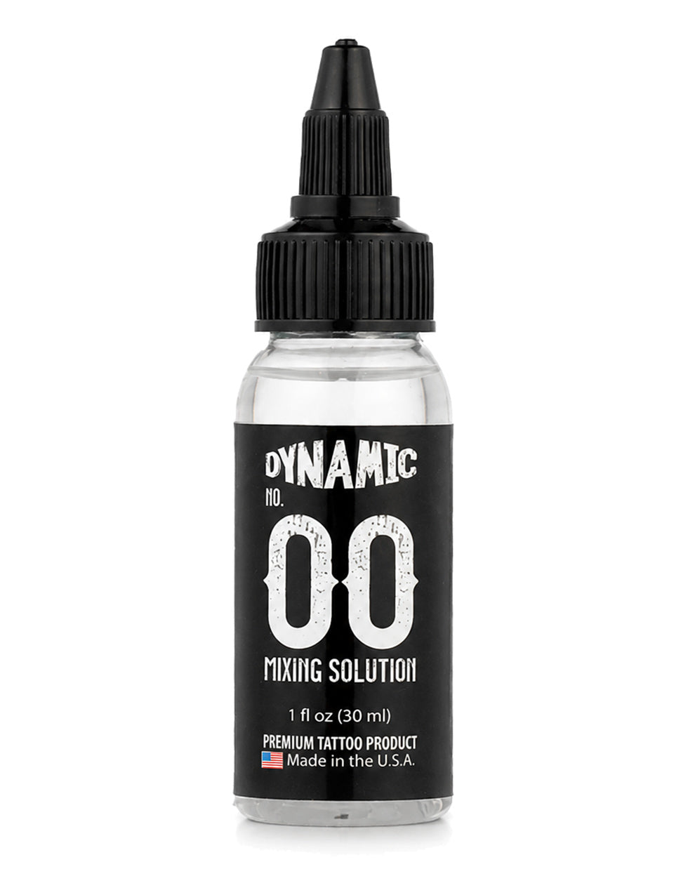 Bottle of Dynamic Mixing Solution 30ml on a white background