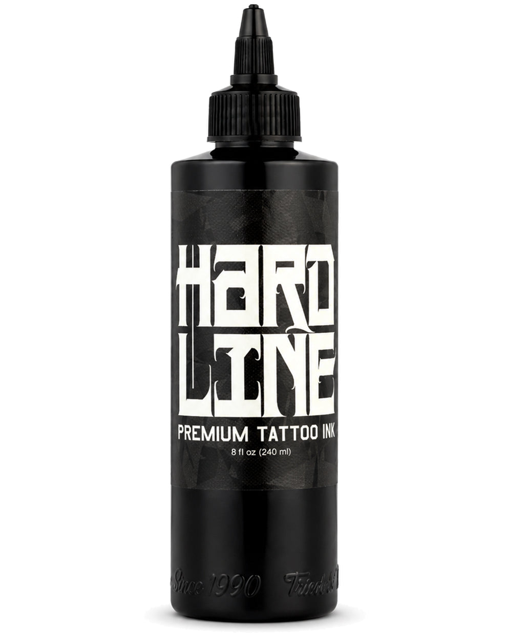 Dynamic Black HardLine Tattoo Ink 8oz 240ml professional black lining ink for crisp lines sharp outlines and precision work COZ Tattoo Supplies