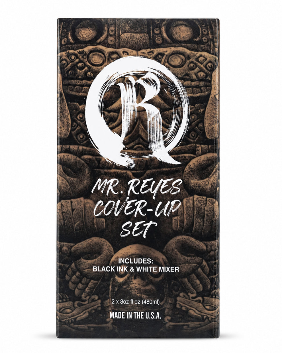 Dynamic Mr Reyes Cover Up Tattoo Ink box front packaging professional tattoo ink set branding COZ Tattoo Supplies