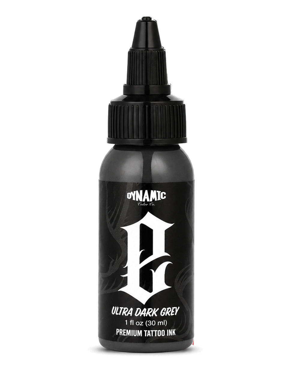 Dynamic Smoke E Ultra Dark Grey Tattoo Ink 1oz 30ml ultra dark grey ink for deep shading strong contrast and black and grey tattoos COZ Tattoo Supplies