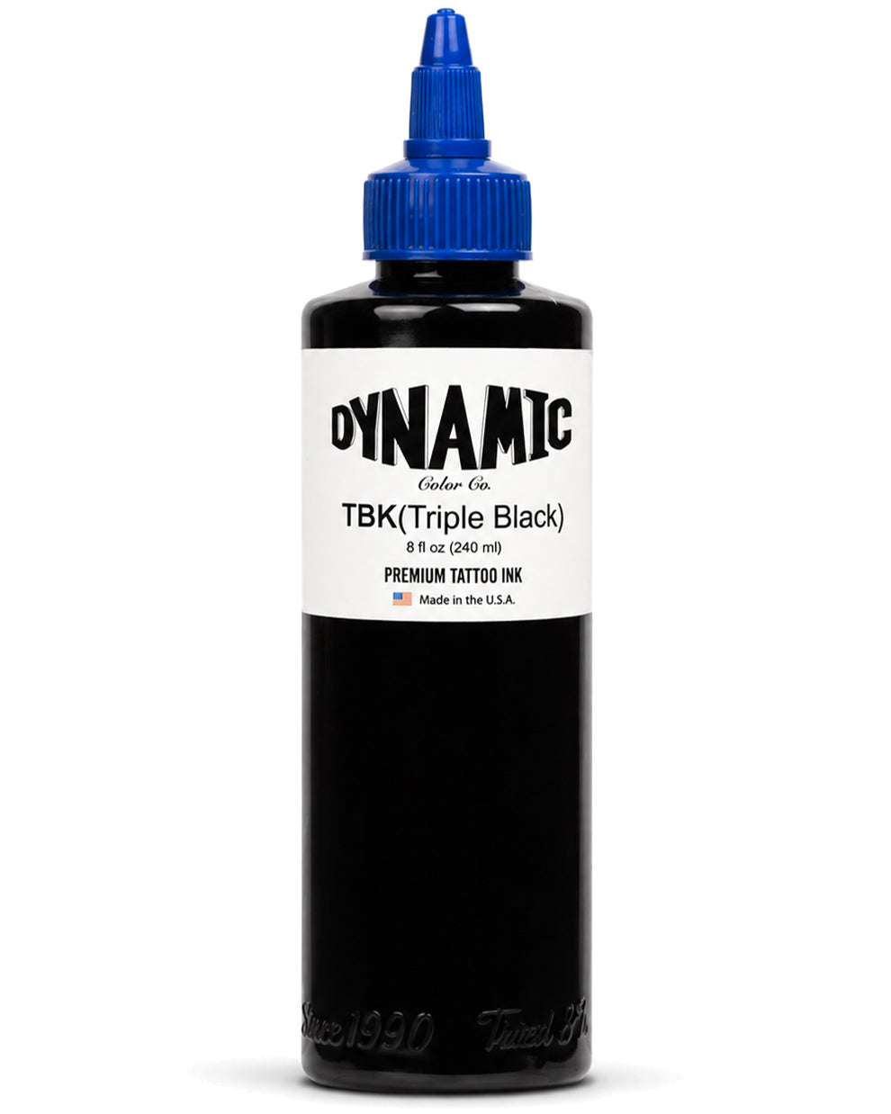 Dynamic Triple Black Tattoo Ink 8oz 240ml high pigment black tattoo ink for deep saturation bold lines and solid black work COZ Tattoo Supplies