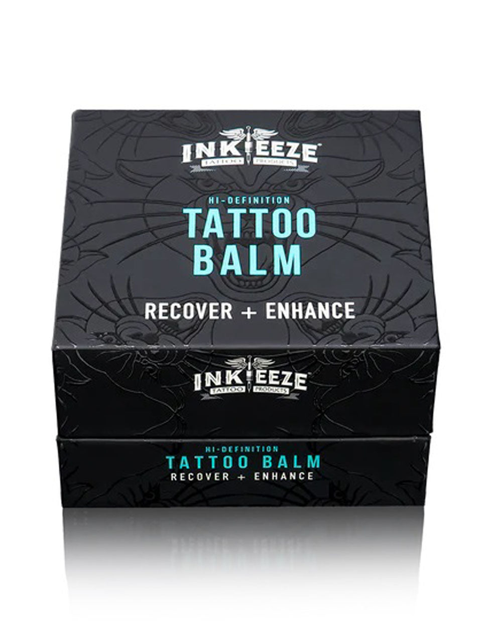 INKEEZE Hi-Definition Tattoo Balm 1.8oz retail box front view, premium tattoo care product from COZ Tattoo Supplies Canada