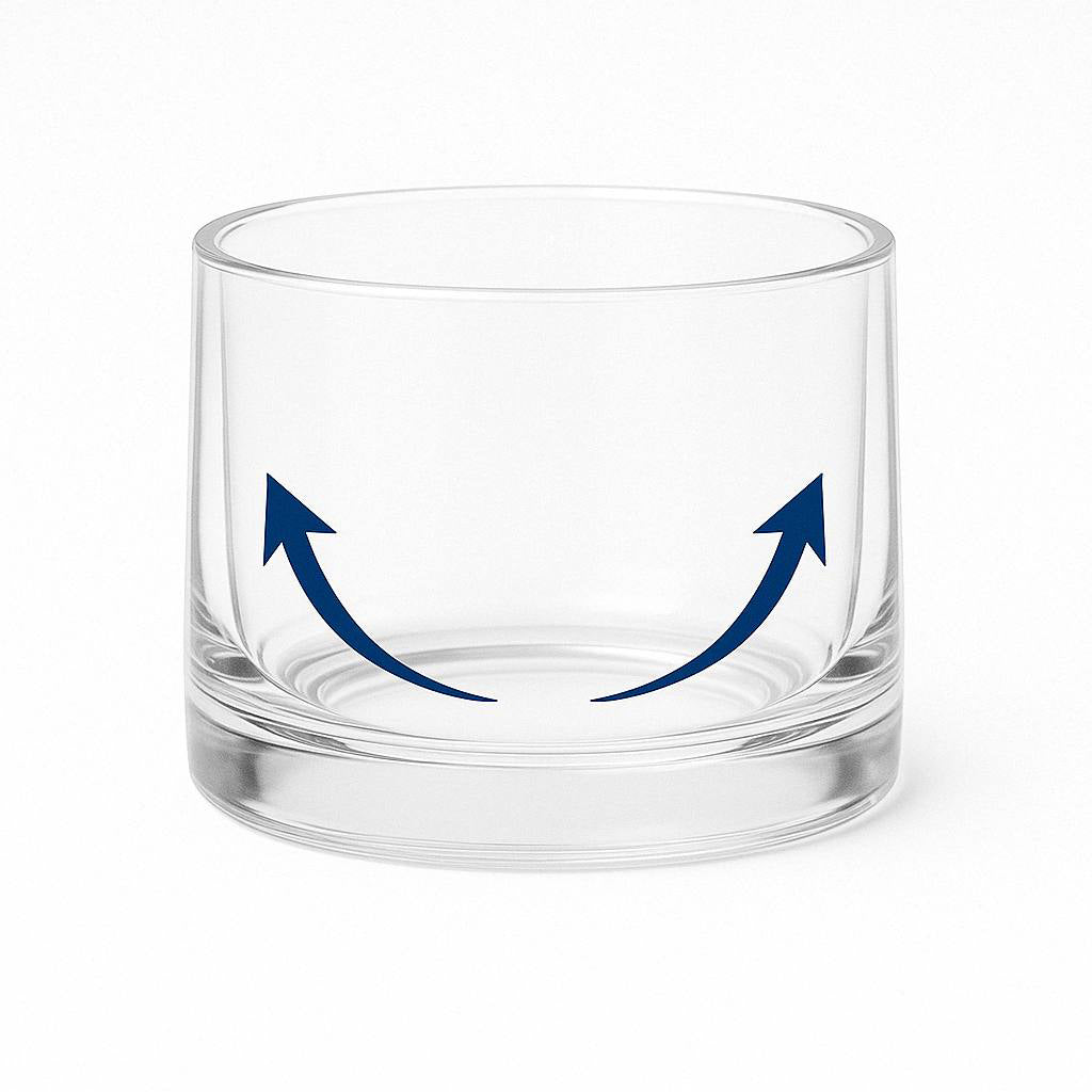 Transparent reusable ink cup for tattoo ink storage – top view.