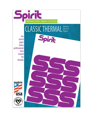 Spirit Classic Thermal tattoo stencil paper pack isolated on white background