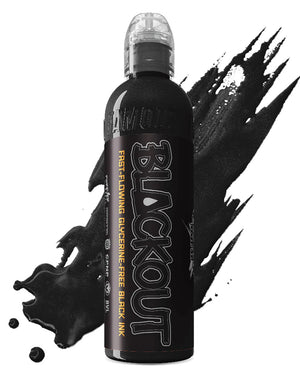 World Famous Blackout tattoo ink bottle 120ml 4oz professional black tattoo ink for artists coz tattoo supplies
