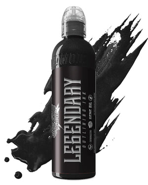 World Famous Legendary Outlining Black tattoo ink bottle 120ml 4oz professional outlining black tattoo ink coz tattoo supplies
