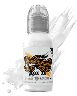 World Famous Portrait White tattoo ink bottle 30ml 1oz bright white pigment for tattooing coz tattoo supplies
