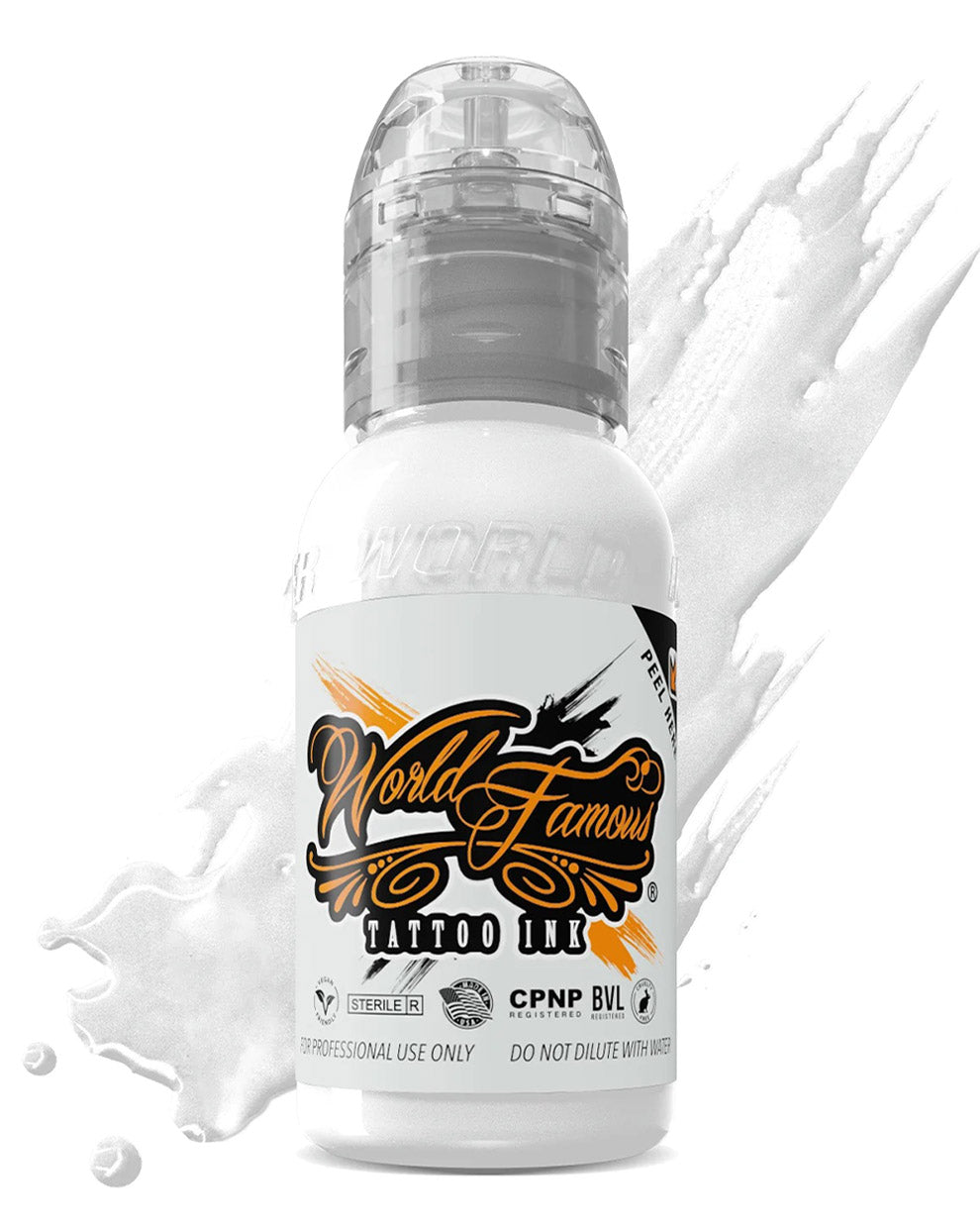 World Famous Portrait White tattoo ink bottle 30ml 1oz bright white pigment for tattooing coz tattoo supplies
