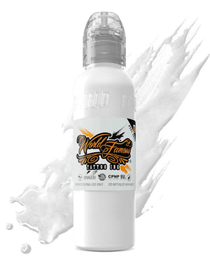 World Famous Portrait White tattoo ink bottle 60ml 2oz white ink for blending and highlights coz tattoo supplies
