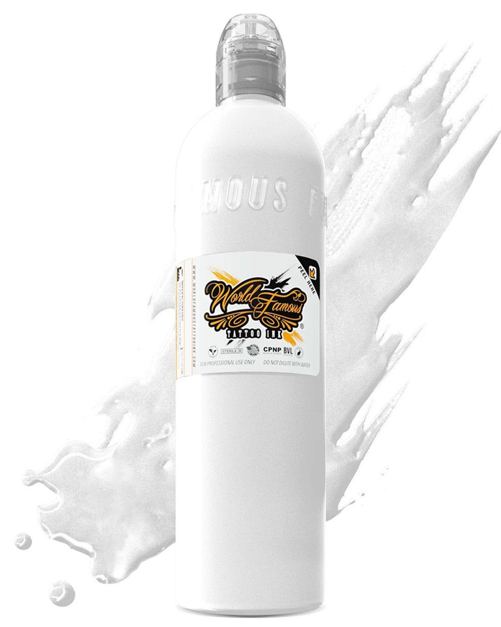 World Famous White House tattoo ink bottle 240ml 8oz high volume white tattoo ink for studio use coz tattoo supplies